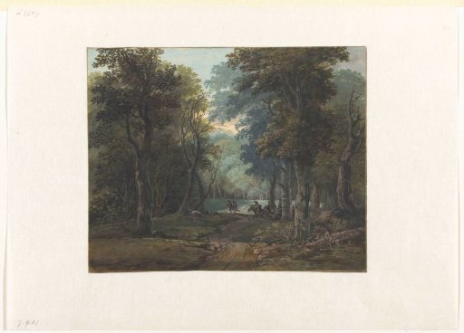 Hunters in a wood