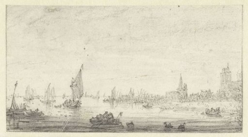 View across the water to Dordrecht