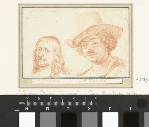 Portraits of Simon Peter Tilemann and Jan Baptist Weenix