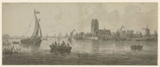 View of Dordrecht from the south-west