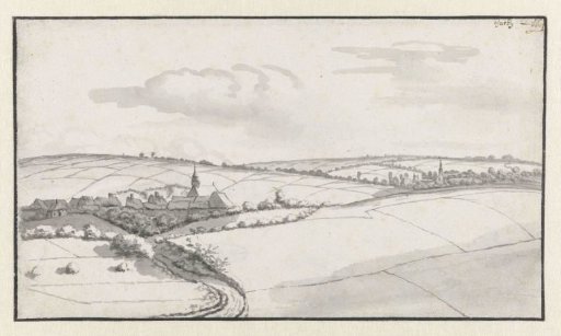 View of the Village of Harly, Aisne, Hauts-de-France