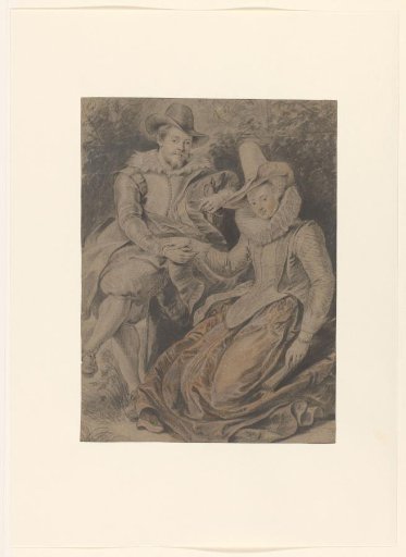Peter Paul Rubens with his First Wife Isabella Brant
