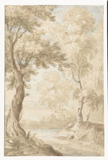 Wooded landscape with water