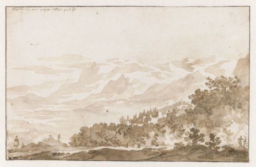 Tusculum (Frascati) viewed from the South-West