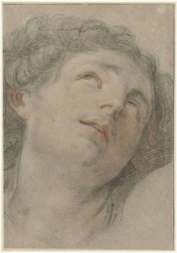 Head of Saint Sebastian, Looking Upwards
