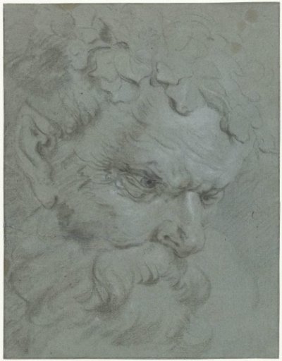 Head of Bacchus, looking down to the right