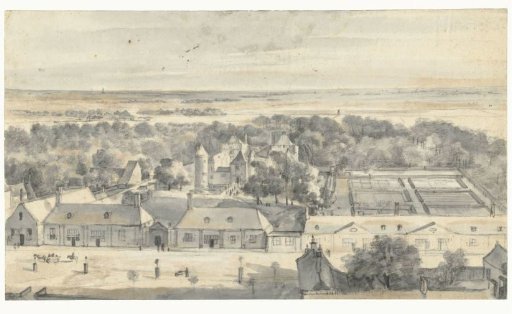 Bird’s-eye View of Castle Schagen, Seen from the North
