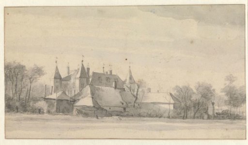 The village of Nederhorst and the castle from the south
