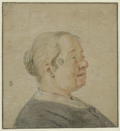 Bust of a Woman, in Profile to the Right