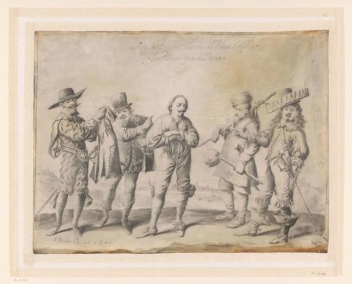 Caricature of the Spaniard