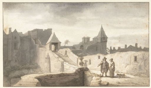 City Wall near the Erdre at Nantes