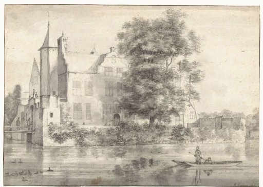 View of House te Rhoon, Seen from the South