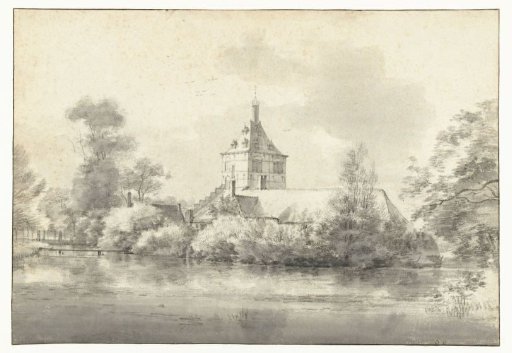 View of Castle Starrenburg in Overschie