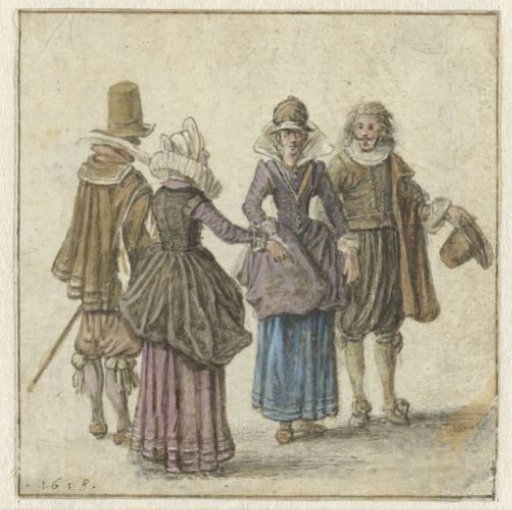 Two Well-dressed Couples