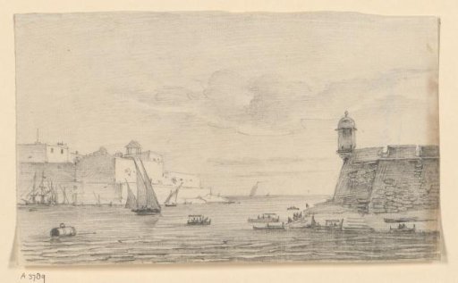 The Harbor of Valletta in Malta