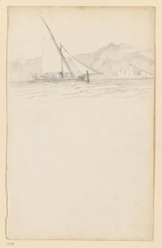 A Sailing Ship Off the Coast