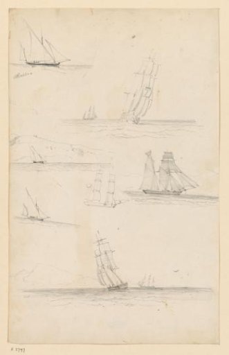 Studies of Ships at Malta