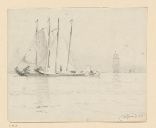 Three boats side by side