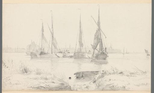 Boats on the water at Dordrecht