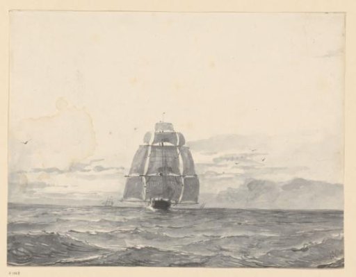 Ship at sea