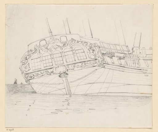 Rear of a Seventeenth-Century Frigate