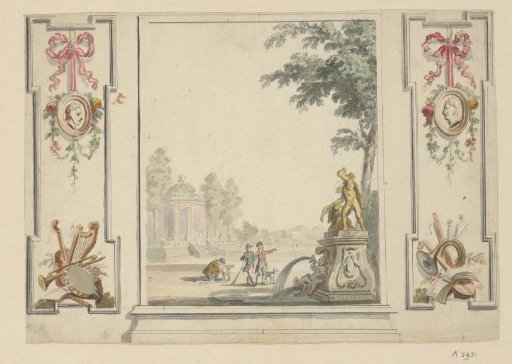Design drawing for a wall panel