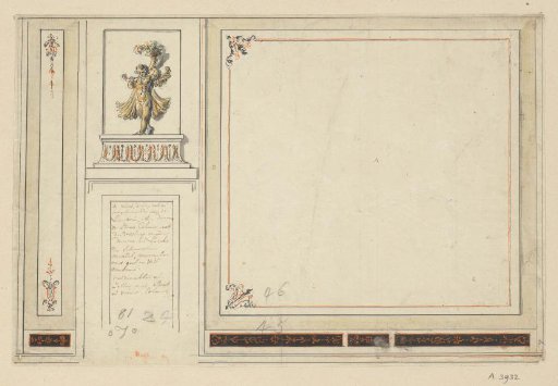 Design drawing for a wall panel