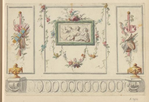 Design drawing for a wall panel