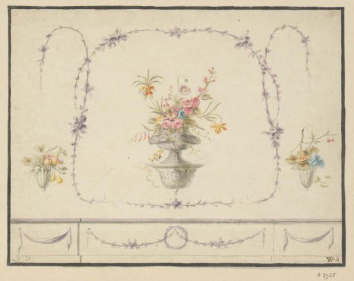 Design drawing for a wall panel