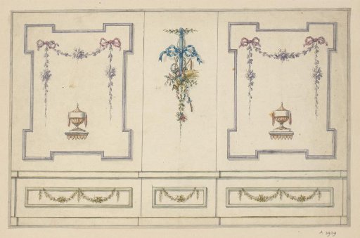 Design drawing for a wall panel