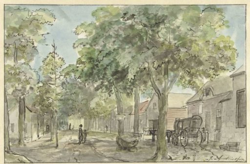 Village street in Lage Vuursche