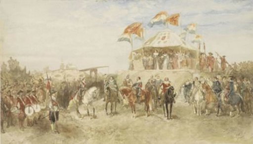 The departure of the Spanish garrison from 's-Hertogenbosch after the surrender to Frederick Henry in 1629