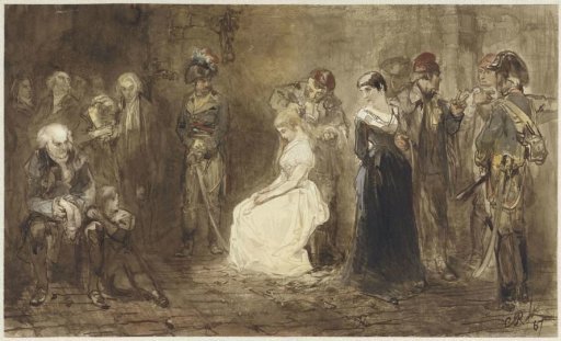 Princess Elisabeth of France in prison, 10 May 1794