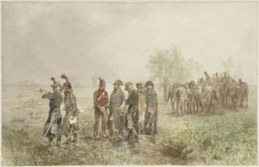 Meeting of French officers in Holland, 1793