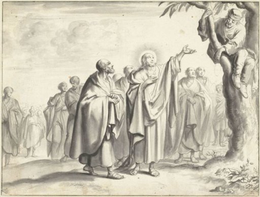 Christ calling Zacchaeus