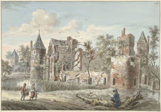 Ruin of the House ter Haar near Maarssen