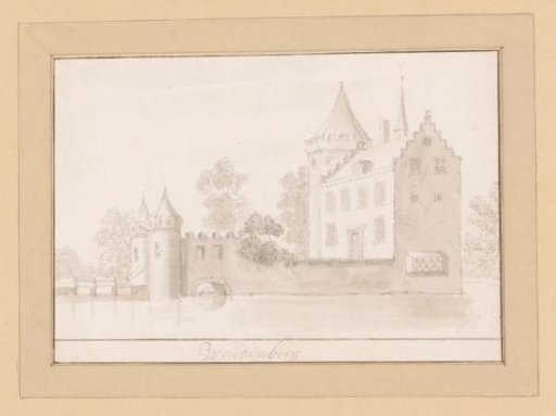View of Castle Groenewoude in Woudenberg