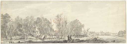 Ruin of the Sollenburg Gunpowder Factory after the Explosion on August 14, 1758