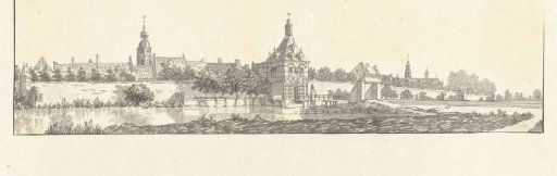 View of Buren with the Vrouwe Gate