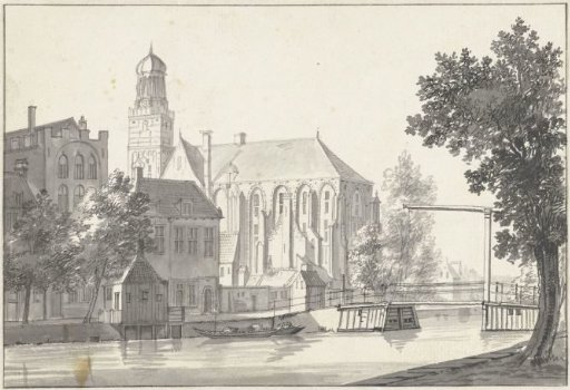 View of Utrecht with the St. Nicholas Church