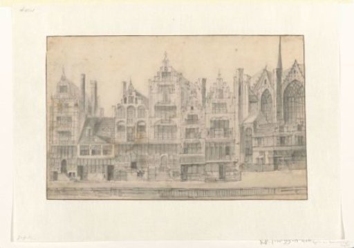 The Rokin and Part of the Nieuwezijdskapel in Amsterdam