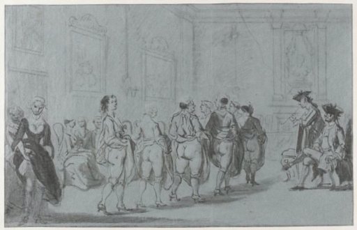 Prince Eugene of Savoy Vetting a Line-up of