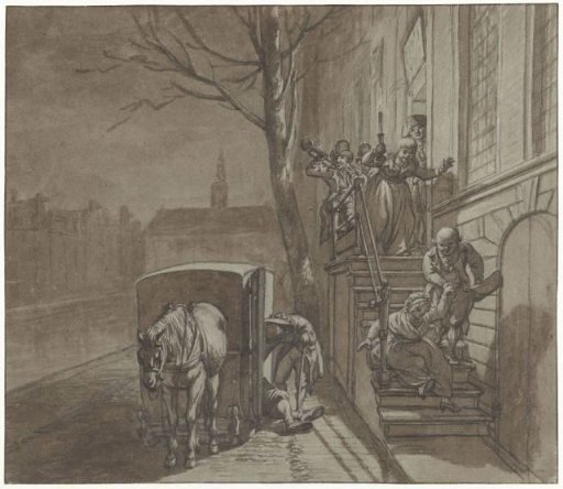 The Friends Depart from the House of Haazel