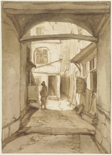 View in an alley