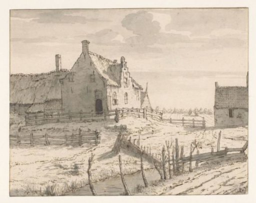 View of Houses outside Bergen op Zoom