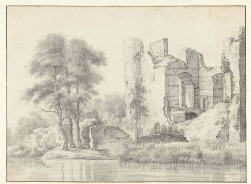 View of the Ruins of Kasteel te Heenvliet