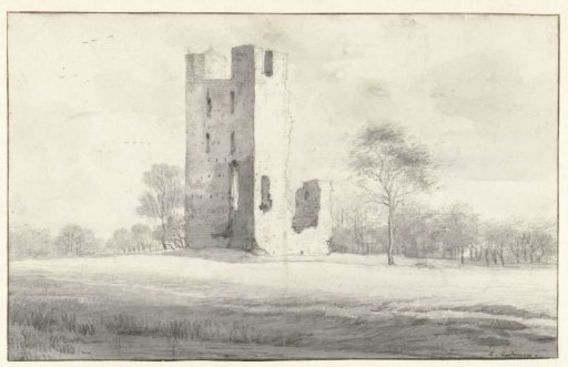 View of Huis te Vliet, Seen from the South-west