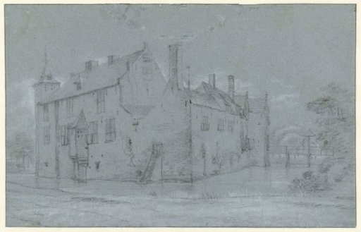 View of Castle Oud-Heusden (also known as Nieuwenroy)