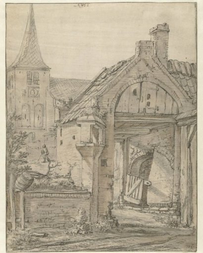 Cemetery gate in Zeist