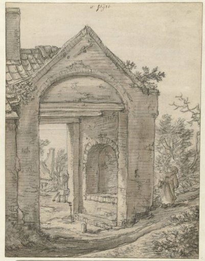 Cemetery gate in Zeist